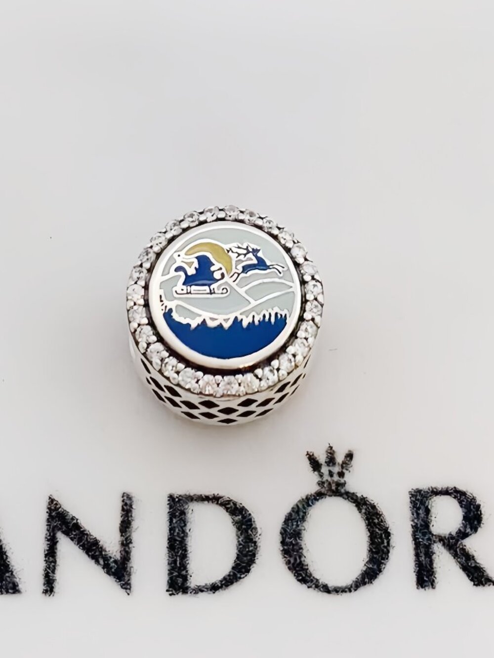 Pandora Sleigh Great Smoky Mountains Charm ALE S925 Sterling Silver